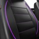 thumbnail image 2 of Fundas universales de cuero PU impermeables para asientos delanteros Car Pass, 2 of 9