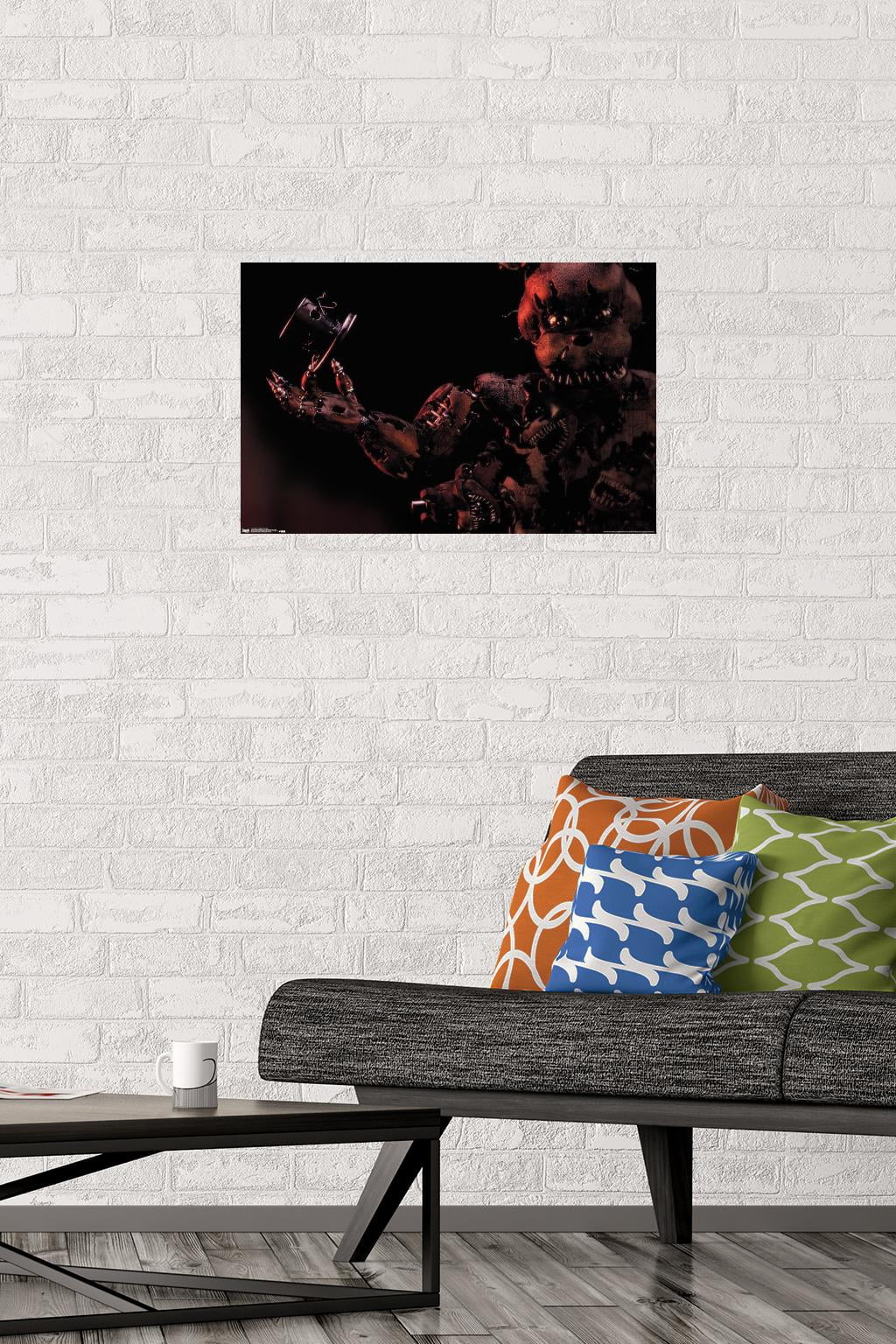 Five Nights at Freddy's - Nightmare Freddy Wall Poster, 14.725" x 22.375"