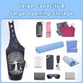 thumbnail image 5 of Yoga Mat Bag - Large Opening Long Tote Yoga Mat Carrier Holder Bag with Waterproof Wet Zipper Pocket and Drawstring Water Bottle Pocket - Yoga Bag Fit Most Size Mats, 5 of 5