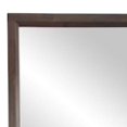 thumbnail image 2 of Benjara BM233634 33 in. Rectangular Mid Century Modern Mirror, Brown & Silver, 2 of 5