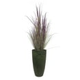 thumbnail image 2 of Acerra Curved Vase Planter, 11.5" x 20"H, Green, 2 of 5