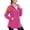 Rose Red, variant on YIRUIYA Women's Polar Fleece Hooded Jacket Full Zip Outwear with Pockets