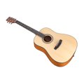thumbnail image 5 of Zager Full Size ZAD50 Solid Spruce/Mahogany Acoustic Guitar - Natural Finish, 5 of 5