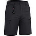 thumbnail image 6 of TACVASEN Men's Causal Stretch Lightweight Camping Travel Quick Dry Shorts Black 40, 6 of 6