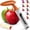Cinnamon, variant on Premium Apple Corer Tool - Ultra Sharp, Stainless Steel, Serrated Blades for Easy Coring - Easy to Use & Clean, Durable Apple Corer Remover for Baking Apples & More - Red