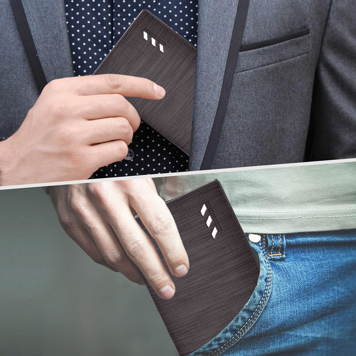hoeylife Men's Long Wallet with RFID Blocking photo 6