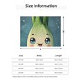 thumbnail image 5 of Yiaed Adorable Kawaii Fennel Character Print Blanket Throw Blanket Soft Cozy Flannel Blanket for Home Bed Sofa Couch Chair-50"x40", 5 of 6