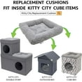 thumbnail image 6 of Kitty City Folding Cat Condo (Tan), 6 of 7