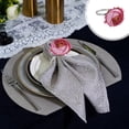 thumbnail image 1 of QIPOPIQ Chrysanthemum Charm Napkin Rings | Perfect for Weddings, Banquets, Birthdays, Mother's Day and Easter, 1 of 7