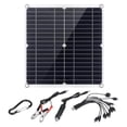 thumbnail image 1 of ziyahi 18V 20W Panneau Solaire Module de Panneau Solaire à Haut Rendement pour Chargeur de Batterie RV Van Remorque, 1 of 1