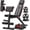 Weight Bench+ Weight Plates+Adjustable Dumbbell, variant on GIKPAL 7 Positions Adjustable Weight Bench With Extended Headrest and Leg Extension,Foldable Workout Bench Weight Bench Press for Full Body Strength Training,Maximum Weight 770 Lbs.