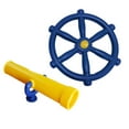 thumbnail image 1 of Telescopio con rueda de barco pirata, juguete para juego de simulación para juego de columpio Zulema Juguetes Monoculares de volantes, 1 of 8