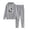 Gray, variant on Womens Sweatsuits 2 Piece Outfits Trendy Heart Graphic Hoodies Sweatshirt Jogger Sweatpant Comfy Lounge Set Tracksuit