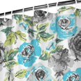 thumbnail image 4 of Waterproof Pioneer Shower Curtain 84x72 Inch Polyester Unique Colorful Floral Shower Curtain for Bathroom Hotel Home Decor with 12 Plastic Hooks, 4 of 5