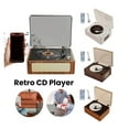 thumbnail image 2 of Lecteur CD en Cuir Vintage Bidirectionnel Bluetooth 5.0 avec Haut-Parleur Intégré Portable Rechargeable, Largement Utilisé, 2 of 6