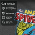 thumbnail image 4 of Men's Marvel Amazing Spider-Man Responsibility  Graphic Tee Charcoal Heather 3X Large, 4 of 9