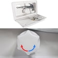 thumbnail image 3 of Miulika Trousse de Boîte de Douche Extérieure pour VR Robinet de Douche Extérieur pour Roulottes de Voyage Blanc, 3 of 9