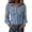 Light Blue, variant on Tops for Women, Women's Long Sleeve Sheer Mesh Shirt, Button Down See Through Blouse with Chest Pockets Black XXL