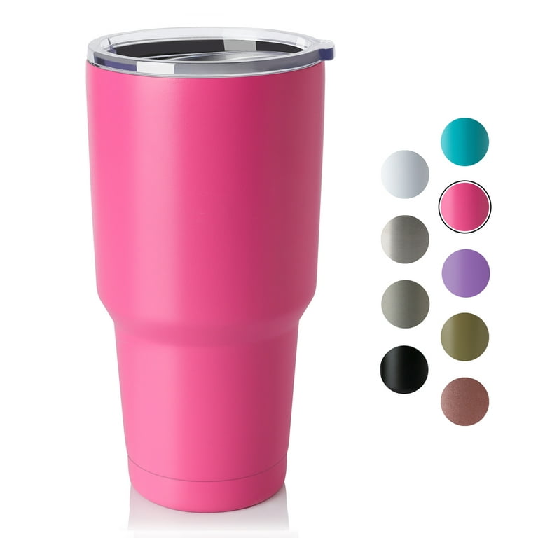 Beast 30 oz Tumbler Stainless Steel Vacuum Insulated Coffee Ice Cup Double  Wall Travel Flask (Coral Pink)