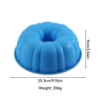thumbnail image 4 of Injueey Molde de silicona para pan, reemplazo portátil, Color sólido, redondo, hogar, cocina, pastelería, molde para pasteles, herramienta de moldeo, Herramientas y accesorios para hornear Injueey HA079336-01, 4 of 6