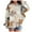 Beige, variant on Ccpelsie Hoodies For Teen Girls Trendy Y2K Cute Long Sleeve Letter Print Sweatshirts Pullover Tops With Pockets(Brown,9-10 Years)