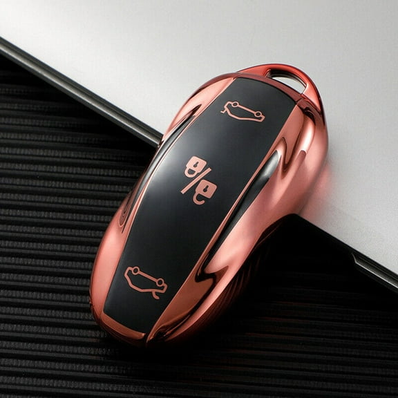 1x Soft TPU Car-auto Remote Key Case Full Cover Fob Holder Shell Key Shell For Tesla Model X Auto Replace Part