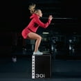 thumbnail image 4 of BalanceFrom Foam Plyometric Jump Box with 20”, 24”, and 30” Heights, 60 lbs, Black & White, 4 of 9