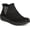 Black Grey, variant on Ryka Womens Niah Water Repellent Faux Suede Ankle Boots