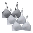 thumbnail image 1 of MHFRRA Compression Bra Ladies' Smooth Pure Thin Underwear T Shirt Thin Cup Bra 90B, 1 of 4