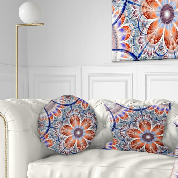 Designart 12" x 20" Contemporary, Modern Black Polyester Throw Pillow