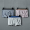 thumbnail image 3 of Men Underwear Set Cotton Breathable Low Rise Trunk No Fly Boxer Trunk Underwear, 3 of 10