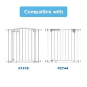 Perma Child Safety White 12 Pressure Mounted Baby Gate Extension