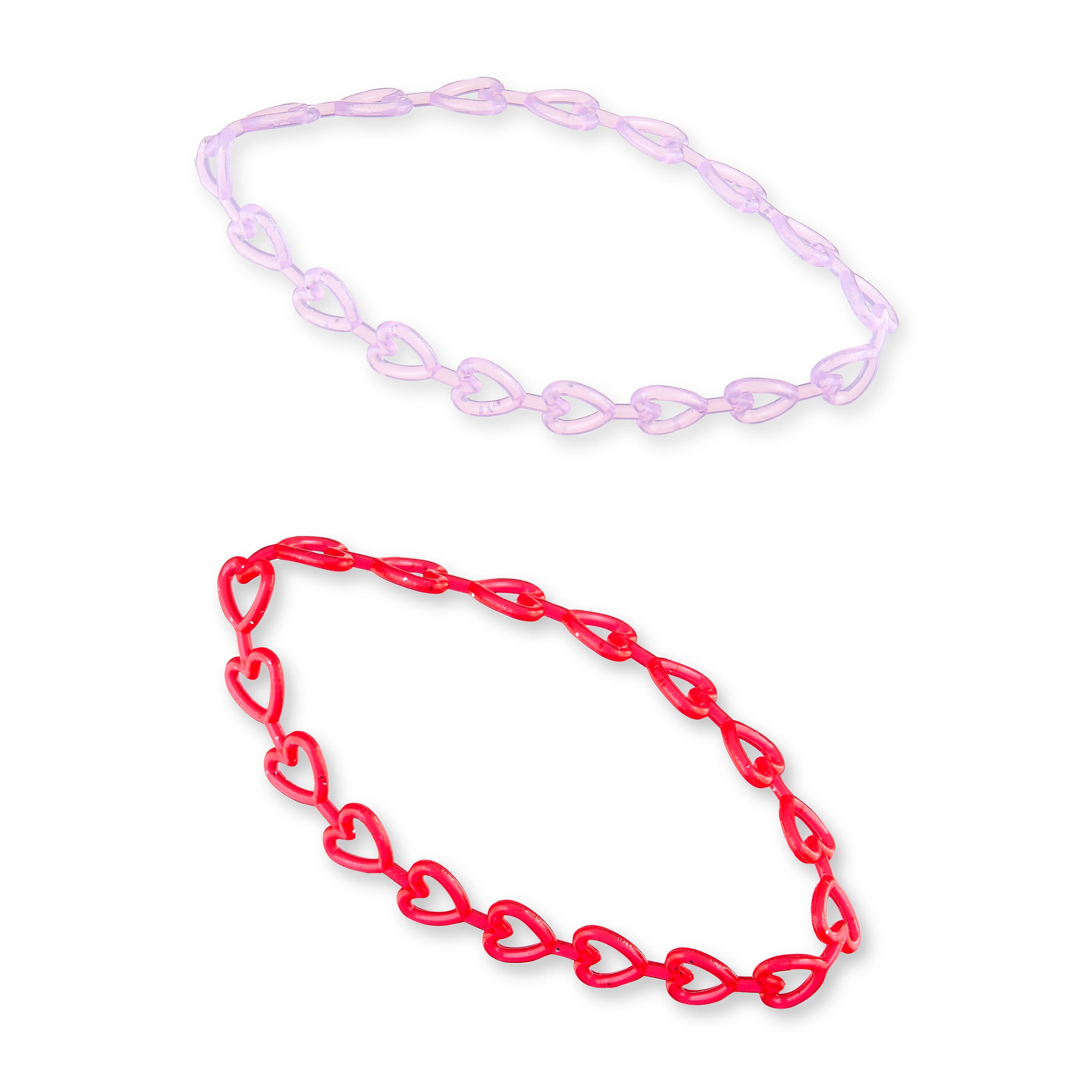 WAY TO CELEBRATE! Way To Celebrate Valentine's Day Glitter Heart Bracelets, 6 Count