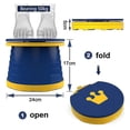 thumbnail image 5 of Inodoro plegable para niños, asiento de inodoro plegable portátil, orinal plegable para niños y niñas, asiento de entrenamiento para orinal para niños pequeños, 5 of 5