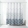 thumbnail image 4 of Minimalist Stripe Bath Curtain Digital Print Fabric Shower Liner for - Polyester Fabric - Design, 4 of 6