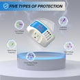 thumbnail image 3 of Enchufe Protector BSEED Sobretensiones 1 Paquete Blanco, 3 of 7