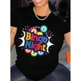 thumbnail image 1 of Summer & Spring Essential: Women's Bingo Graphic Print Short Sleeve Crew Neck Casual T-Shirt for Warm Weather Tee For Adult, Men, Women, Teen, Teenager, Adolescent, Youth, 1 of 6