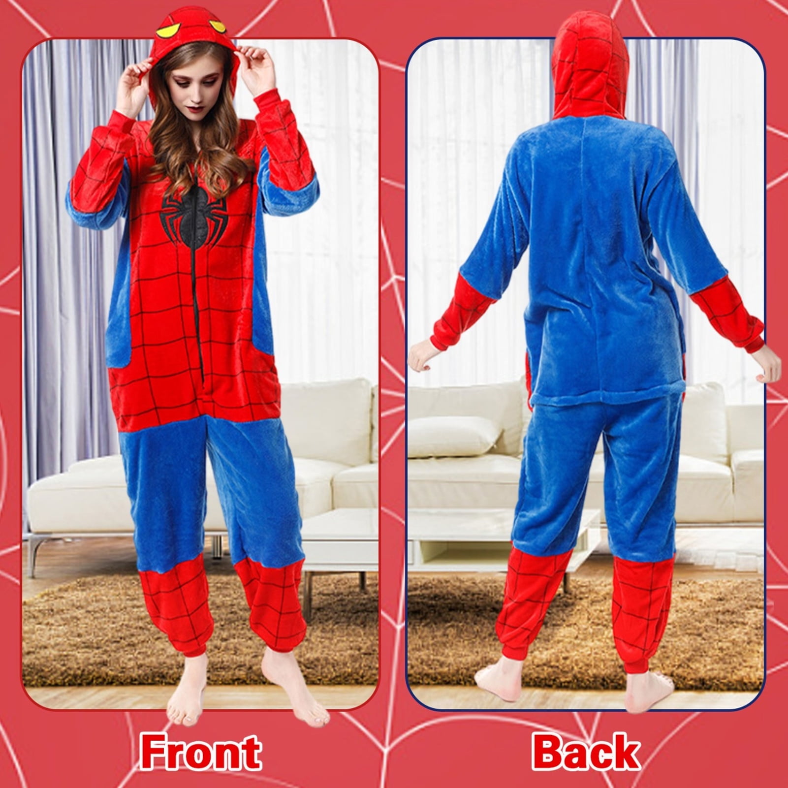 Alaiyaky Onesies Pajamas Unisex Adult for Women Men Animal Costume Cute Onesies Flannel Cartoon Cosplay Halloween Sleepwear