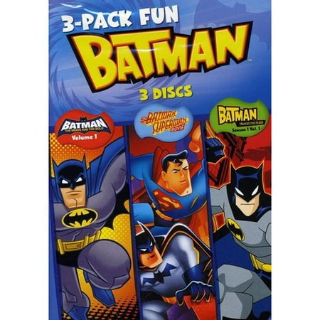 Batman Fun Pack: Batman: The Brave And The Bold Vol. 1 / The Batman: Training For Power - Season 1, Vol. 1 / The Batman/Superman Movie (Full