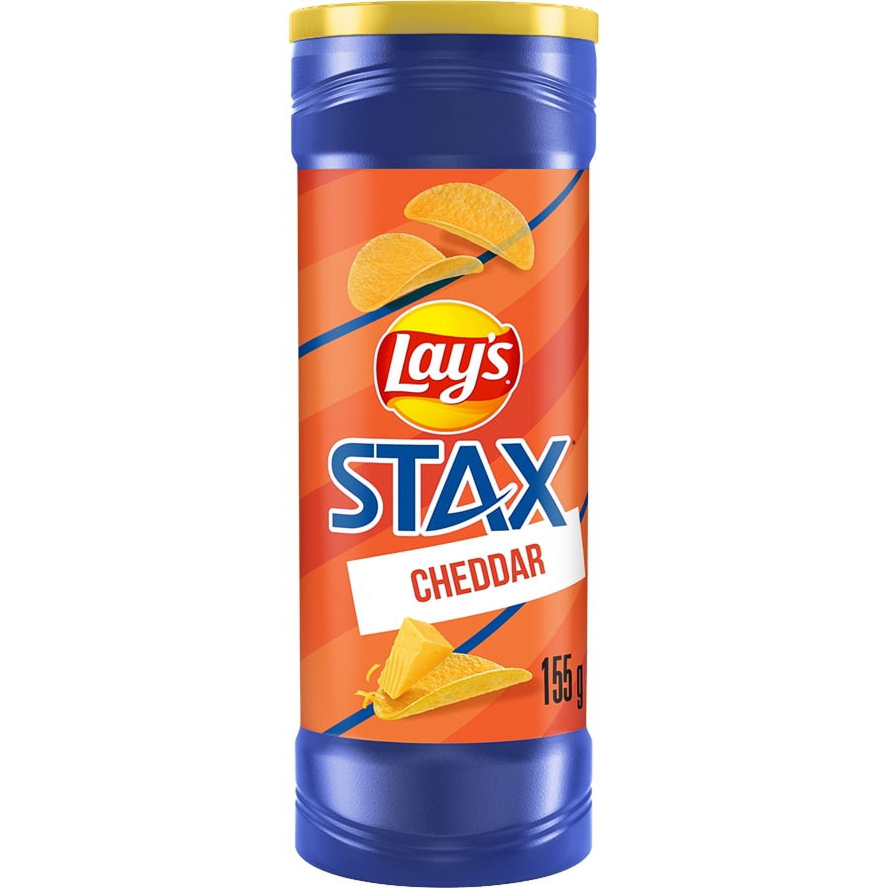 Lay’s Stax Croquilles assaisonnées Cheddar 155 g.