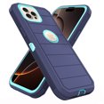 thumbnail image 3 of Asuwish Compatible with iPhone 16 Pro Max 6.9 inch Phone Case Hybrid Rugged Shockproof Hard Protective Drop Proof Full Body Heavy Duty Mobile Cell Cover for iP16M i16 ProMax 16ProMax Women Men Blue, 3 of 7