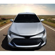 Ikon Motorsports Compatible with 19-22 Toyota Corolla Hatchback TS Style 3PCS Front Bumper Lip Chin Spoiler - PU Polyurethane