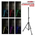 thumbnail image 3 of Heavy Duty Adjustable Speaker Stand Tripod Pair (Up to 72") - 132lb Capacity, Anti-Slip Base & Universal 35mm Mount for PA Speakers, Studio Monitors, DJ Equipment, 3 of 8