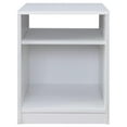 thumbnail image 4 of Mainstays Table de Nuit à Tablette Ouverte, Blanc, 4 of 7