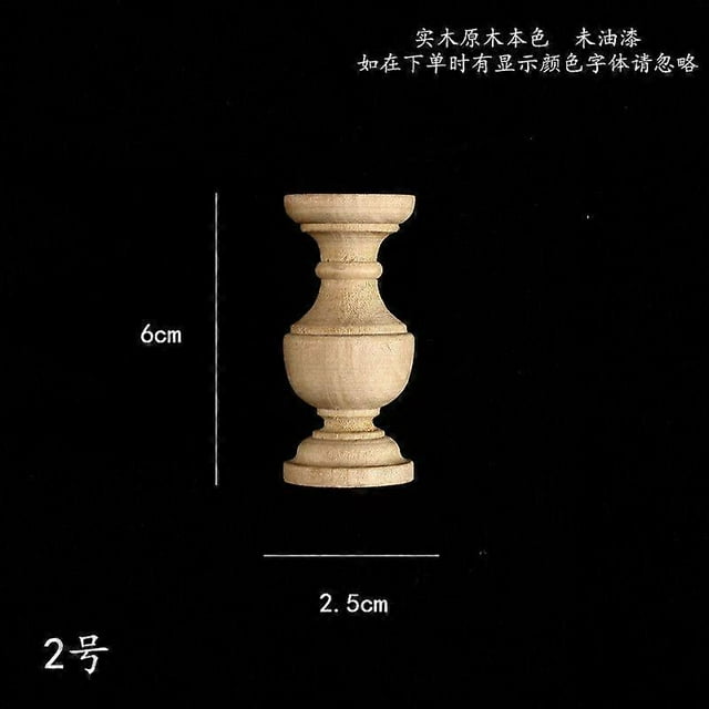 10pcs Unfinished Wood Spindles for DIY Woodworking Projects Room Accessories Decorative Baluster Columns for Wine Rack and Bed Frame
