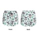 thumbnail image 3 of Balery Bears and Tropical Leaves Pantalones cortos deportivos para mujer con forro y dos bolsillos, elásticos, para entrenamiento, gimnasio, yoga-Large, 3 of 7