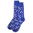 thumbnail image 4 of MeMoi Men's Roll of the Dice Bamboo Blend Novelty Crew Sock - Mens - Male, 10-13, Royal Blue, 4 of 5