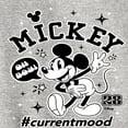 thumbnail image 3 of Disney - Mickey Mouse - Oh Boy Hashtag Current Mood - Youth Crewneck Fleece Sweatshirt, 3 of 5