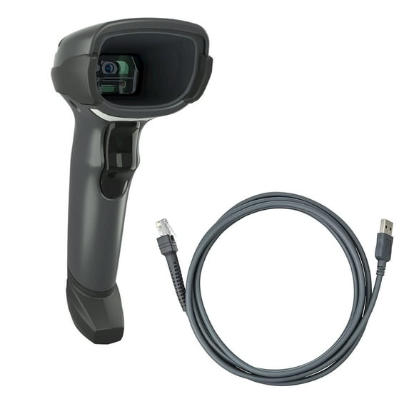 Zebra DS4608-SR Standard Range 1D 2D Handheld Barcode Scanner QR Wired USB Imager Black Corded Screen Code Reader for POS System - JTTANDS (Renewed)
