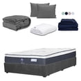 thumbnail image 1 of Colchón Matrimonial Dover Spring Air + Box Base Cama + Almohada 2Pack + Protector Cloud + Sábanas Softy + Edredón Homy, 1 of 8